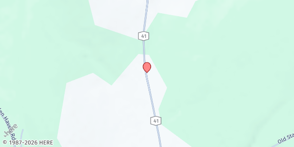 Map showing Scott United Methodist Church at 6816 State Route 41, Homer, NY