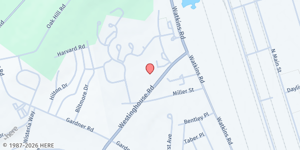 Map showing Horseheads Food Pantry at 1st Presbyterian Church at 2943 Westinghouse Rd, Horseheads, NY