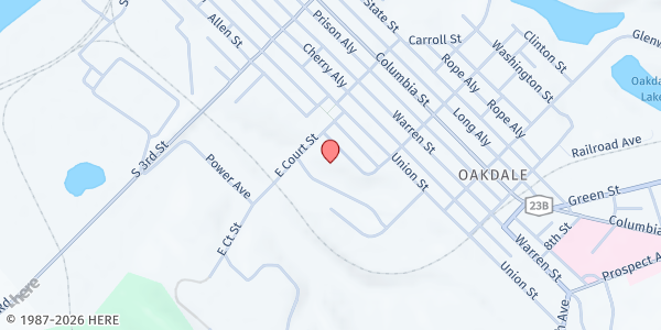 Map showing Catholic Charities of Col/Greene - Hudson at 431 East Allen St, Hudson, NY