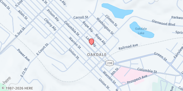 Map showing Columbia Opportunities - Food Distribution Center at 540 Columbia St, Hudson, NY