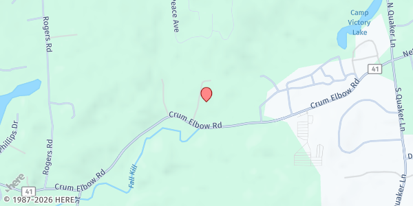 Map showing Reach Out Family Worship Center at 241 Crum Elbow Road, Hyde Park, NY