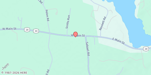 Map showing Lake Theater Building at 6309 Main St, Indian Lake, NY