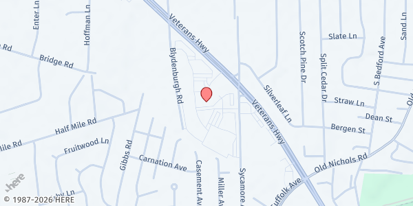 Map showing Lighthouse Mission - Islandia Shopping Center at 1750 Veterans Memorial Hwy., Islandia, NY