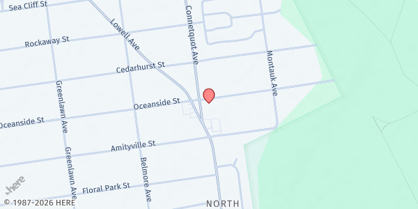 Map showing Mercy Haven, Inc - Main Location at 859 Connetquot Avenue, Islip Terrace, NY