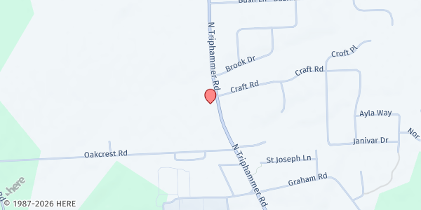 Map showing Meals on Wheels - Ithaca at 2422 N Triphammer Rd, Ithaca, NY