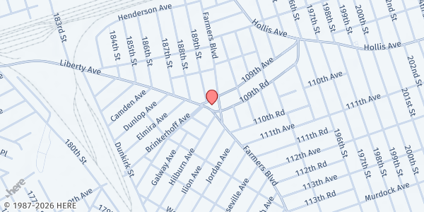 Map showing In The Beginning Outreach Inc - St. Albans at 242-01 Braddock Avenue, Jamaica, NY