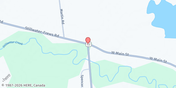 Map showing Cassadaga Shur-Fine at 2017 Foote Avenue, Jamestown, NY