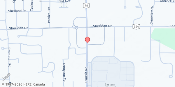 Map showing Immanuel Ministries Java Village Food Pantry at 4530 Main St. NYS Rte 78, Java Village, NY