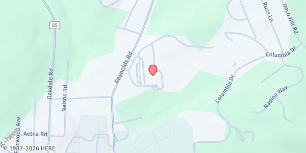 Map showing School Food Center - Johnson City CSD at 666 Reynolds Road, Johnson City, NY