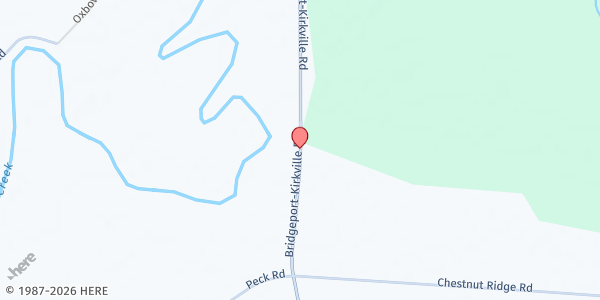 Map showing Brownson Family Farm Farm Stand at 8149 Bridgeport Kirkville Rd, Kirkville, NY