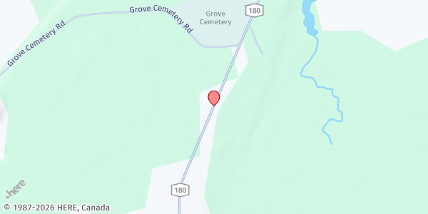 Map showing Gwen's Food Pantry at 35923 NYS Route 180, LaFargeville, NY