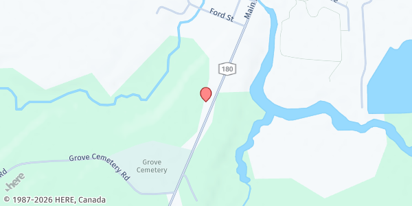 Map showing Gwen's Pantry at 35923 NY State Route 180, LaFargeville, NY