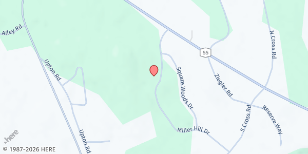 Map showing TRINITY UNITED METHODIST FOOD PANTRY at 47 Miller Hill Drive, Lagrangeville, NY
