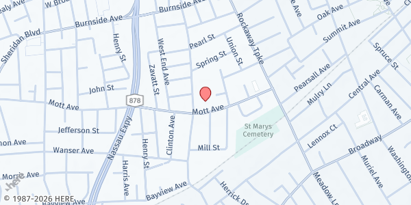 Map showing Gammy's Pantry at 270 Lawrence Avenue, Lawrence, NY