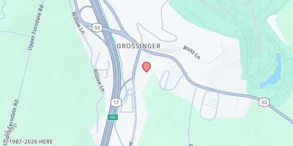 Map showing Liberty WIC at 15 Sullivan Ave, Liberty, NY