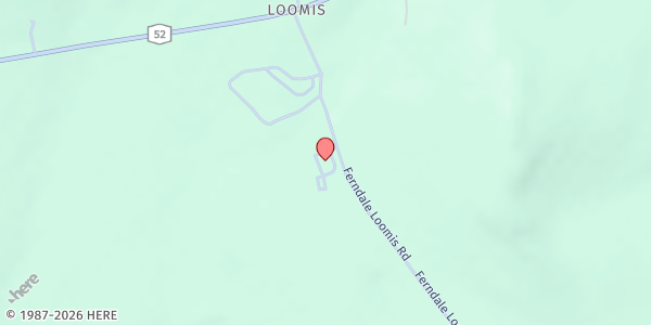Map showing SULLIVAN FRESH COMMUNITY CUPBOARD at 64 Ferndale Loomis Rd., Liberty, NY