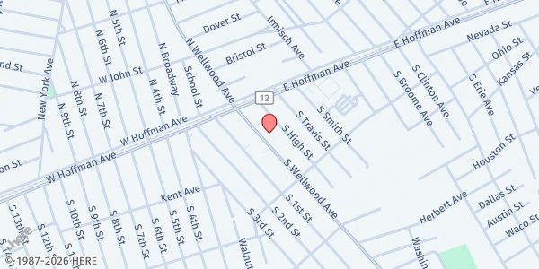 Map showing Our Lady Of Perpetual Help at 210 S. Wellwood Ave., Lindenhurst, NY