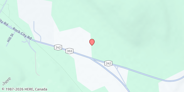 Map showing VALLEY VIEW BAPTIST CHURCH PANTRY at 5416 ROUTE 353, LITTLE VALLEY, NY