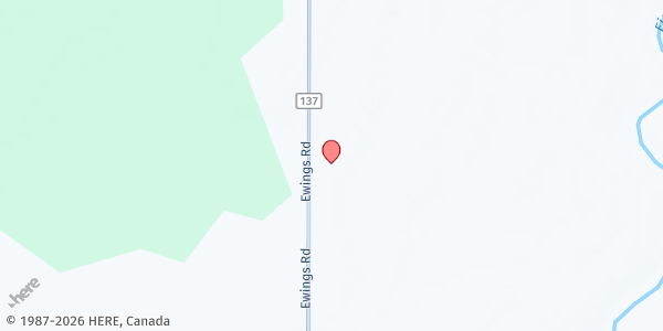Map showing NEWFANE COMMUNITY FOOD PANTRY at 3455 Ewings Road, Lockport, NY