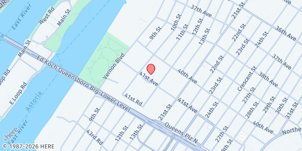 Map showing City Harvest Mobile Market - Queensbridge at 10-25 41ST AVENUE, Long Island City, NY
