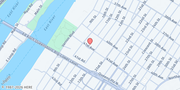 Map showing City Harvest Mobile Market - Queensbridge Houses at 10-25 41ST AVENUE, Long Island City, NY