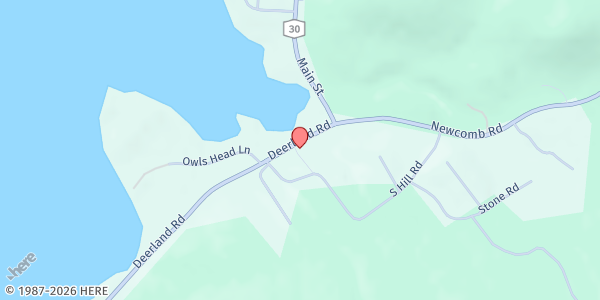 Map showing Long Lake Wesleyan Church at 1120 Deerland Rd, Long Lake, NY