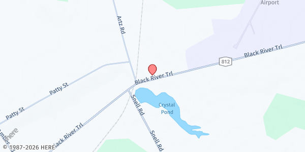 Map showing Opportunities Food Pantry at 8265 State Rte 812, Lowville, NY