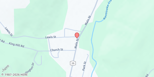 Map showing CHOW- Maine Federated at 2615 Main St, Maine, NY