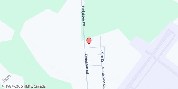 Map showing Franklin County WIC Office at 380 Creighton Rd, Malone, NY