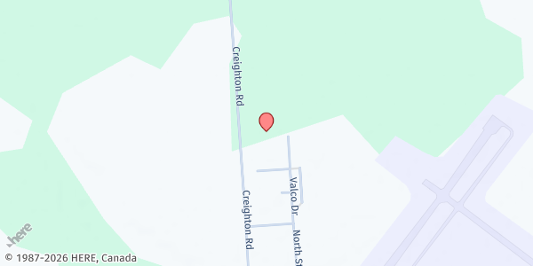 Map showing JCEO - Malone Food Pantry at 43 Valco Dr, Malone, NY