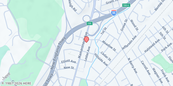 Map showing Larchmont/Mamaroneck Mobile Food Pantry Stop at 955 Mamaroneck Avenue, Mamaroneck, NY