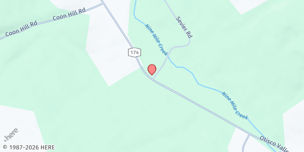 Map showing Marietta Bible Church at 2851 Sevier Rd, Marietta, NY