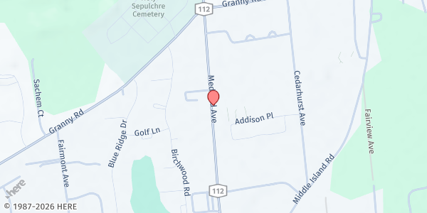 Map showing SILO FP - Medford at 3253 Route 112 Bldg 10, Medford, NY