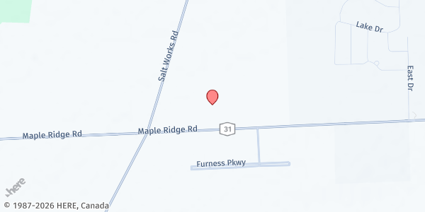 Map showing Calvary Cupboard - Medina at 11031 Maple Ridge Road (Rt.31), Medina, NY