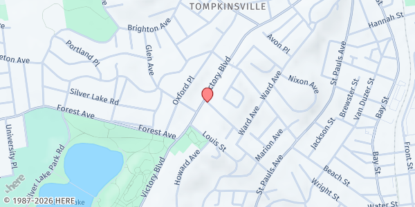 Map showing Our Lady Of Good Counsel Church at 10 Austin Place, Mid Island, NY