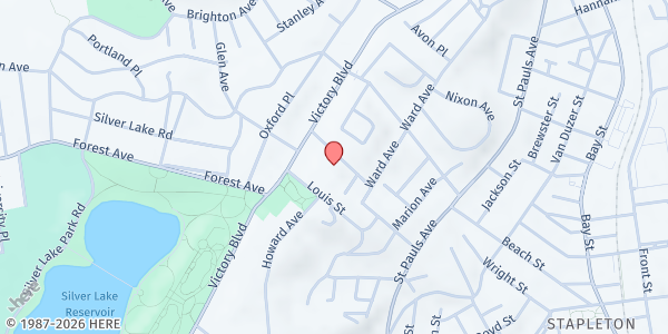 Map showing Our Lady of Good Counsel Church at 42 Austin Place, Mid Island, NY