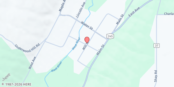 Map showing Friendship House - Middlesex at 5614 Williams Street, Middlesex, NY