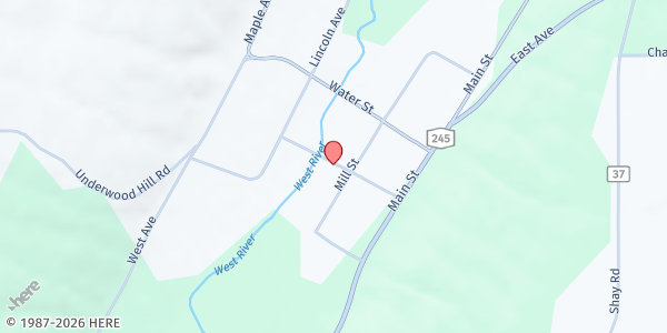 Map showing Friendship House- Middlesex at 5614 Williams Street, Middlesex, NY