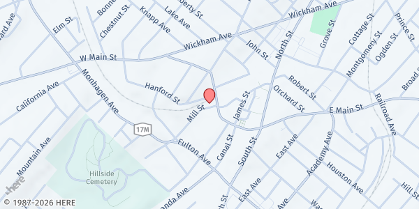 Map showing Salvation Army - Middletown FP at 80 West Main Street, Middletown, NY