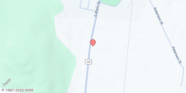 Map showing Jackie's Restaurant at 3688 State Highway 28, Milford, NY