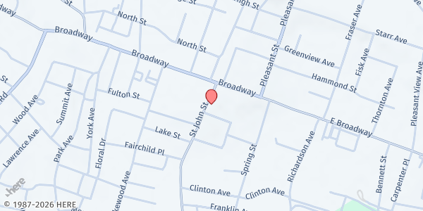 Map showing ST JOHNS SULLIVAN FOOD PANTRY at P.O. Box 107, Monticello, NY