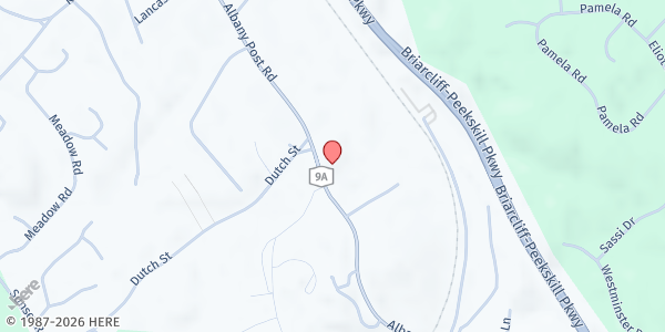 Map showing VA Hospital Supportive Housing - FP at 2094 Albany Post Road, Montrose, NY