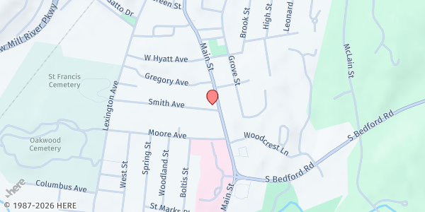 Map showing The Pantry - Mount Kisco at 300 East Main Street, Mount Kisco, NY