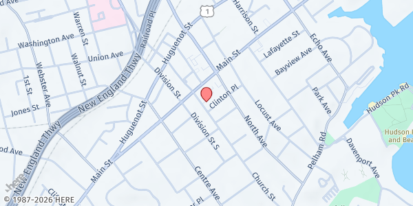 Map showing Salvation Army New Rochelle - Food Pantry at 22 Church Street, NEW ROCHELLE, NY