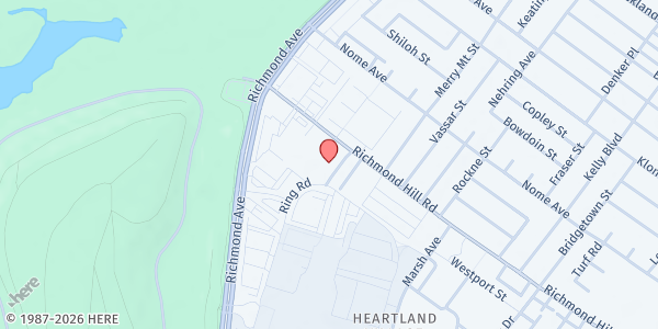 Map showing CHASI MFP - Richmond Hill Road at 94 Richmond Hill Road, New Springville, NY