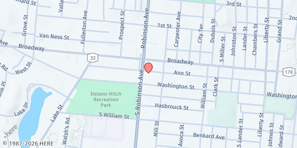 Map showing Deacon Jack Seymour Food Pantry at 301 Ann St, Newburgh, NY