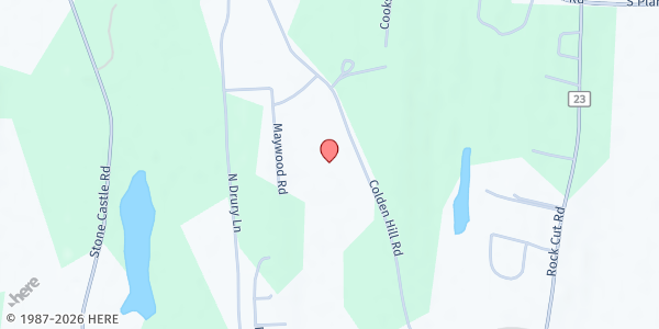 Map showing ST MARY'S/ST. VINCENT DE PAUL VETERANS' FOOD PANTRY at 111 Colden Hill Road, Newburgh, NY