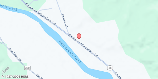 Map showing Kuyahoora Valley Food Pantry at 8202 State Rte 28, Newport, NY