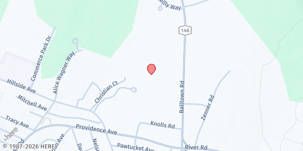 Map showing Jewish Community Center at 2565 Balltown Road, Niskayuna, NY