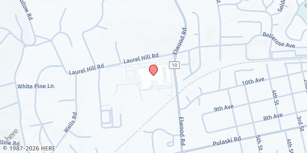 Map showing Ramon's Place Food Pantry at 154 Laurel Hill Rd, Northport, NY
